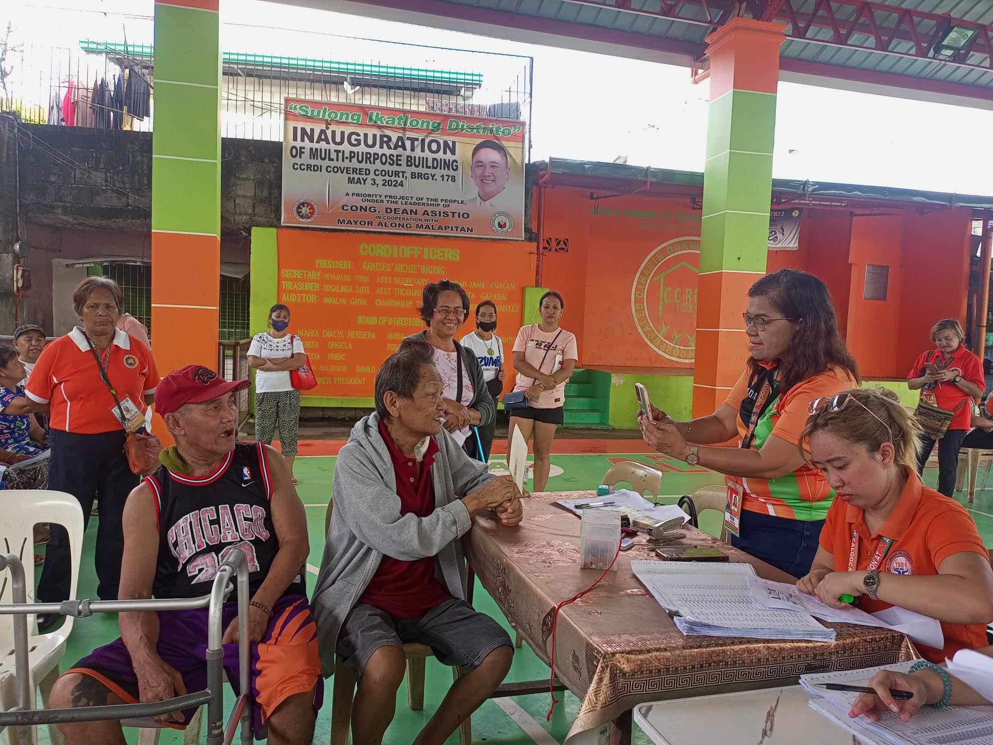 Senior Citizens in Barangay 167 Celebrate Pension Day with Gratitude and Smiles